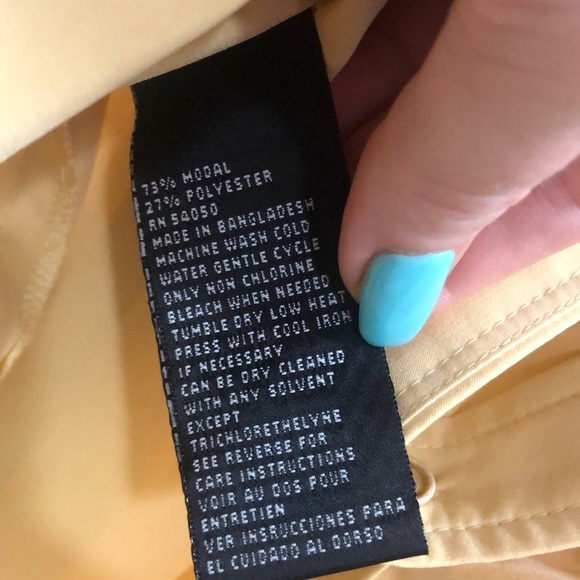 Vintage buttery yellow matching set - Picture 10 of 11